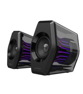 Edifier G2000 Pro 2.0 RGB Gaming Speakers with 64W Peak Power, Virtual 7.1 Surround Sound, 270Β° TempoFlow Light Sync, Bluetooth 5.4/USB-C/AUX for PC, PS5, Game Console (Black)